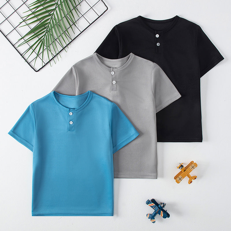 Kids’ Cool Breeze Button T-Shirt