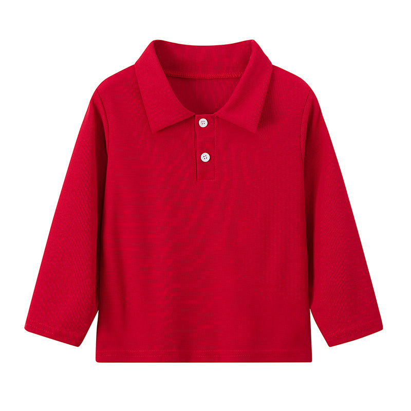 Kids’ Classic Long Sleeve Polo Shirt